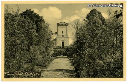 ansichtkaart: Leersum, Monument Nellestein