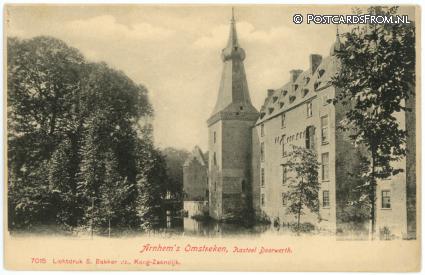 ansichtkaart: Doorwerth, Arnhem's Omstreken. Kasteel Doorwerth