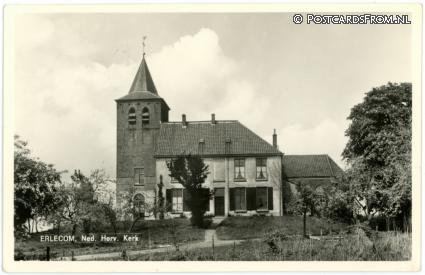 ansichtkaart: Erlecom, Ned. Herv. Kerk