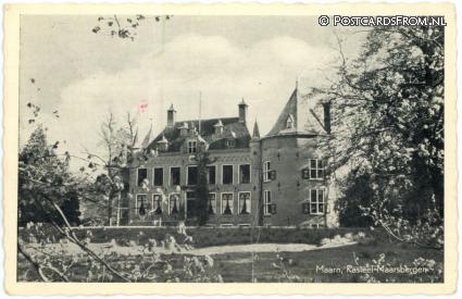 ansichtkaart: Maarn, Kasteel Maarsbergen