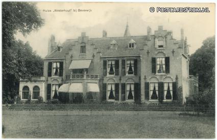 ansichtkaart: Beverwijk, Huize 'Westerhout'