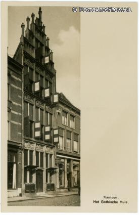 ansichtkaart: Kampen, Het Gotische Huis