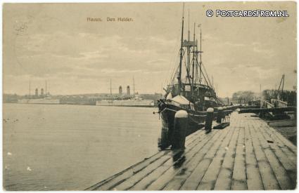 ansichtkaart: Den Helder, Haven