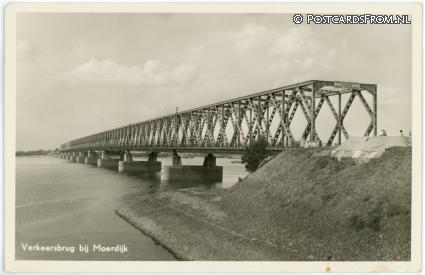 Moerdijk, Verkeersbrug bij Moerdijk ansichtkaart: Moerdijk, Verkeersbrug bij Moerdijk
