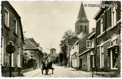 Zeddam, Bovendorpstraat ansichtkaart: Zeddam, Bovendorpstraat