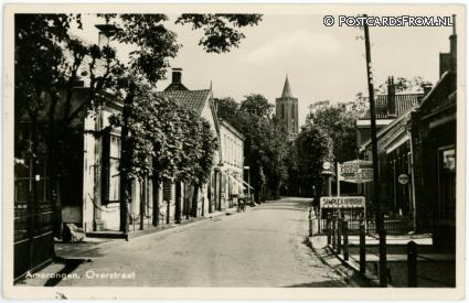 ansichtkaart: Amerongen, Overstraat. Garage Esveld