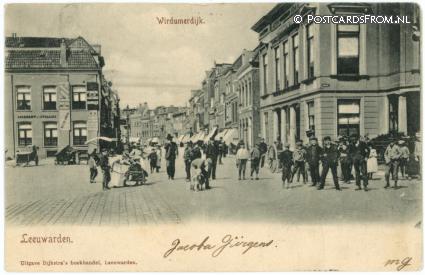 Leeuwarden, Wirdumerdijk ansichtkaart: Leeuwarden, Wirdumerdijk