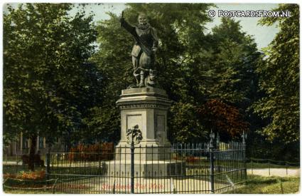 Delfshaven, Standbeeld Piet Hein ansichtkaart: Delfshaven, Standbeeld Piet Hein