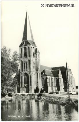 Wilnis, R.K. Kerk ansichtkaart: Wilnis, R.K. Kerk