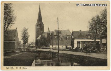 ansichtkaart: Wilnis, R.K. Kerk