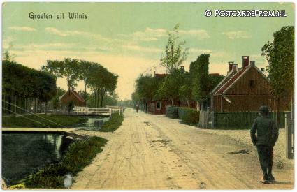ansichtkaart: Wilnis, Groeten uit