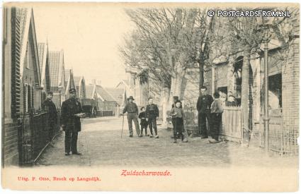 ansichtkaart: Zuid-Scharwoude, --
