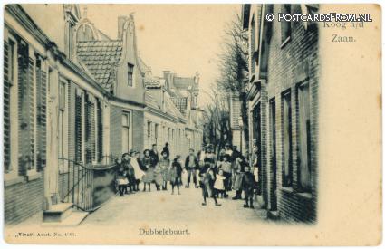 Koog aan de Zaan, Dubbelebuurt ansichtkaart: Koog aan de Zaan, Dubbelebuurt