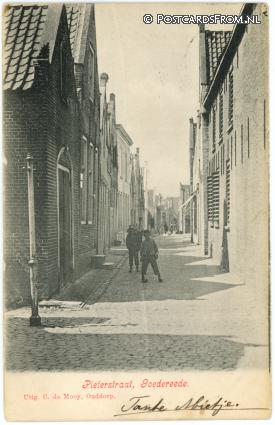 Goedereede, Pieterstraat ansichtkaart: Goedereede, Pieterstraat