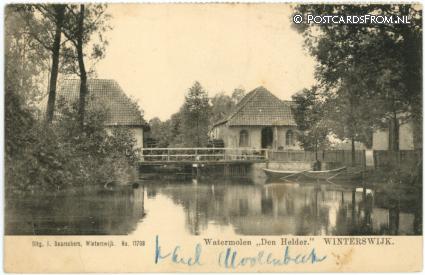 Winterswijk, Watermolen 'Den Helder' ansichtkaart: Winterswijk, Watermolen 'Den Helder'
