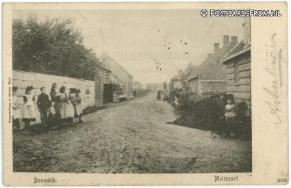 ansichtkaart: Melissant, Bouwdijk