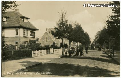ansichtkaart: Zwijndrecht, Burg. de Bruinelaan