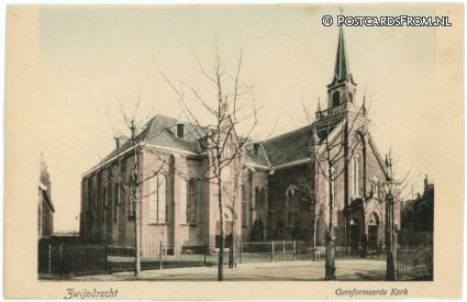 Zwijndrecht, Gereformeerde Kerk ansichtkaart: Zwijndrecht, Gereformeerde Kerk