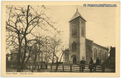 Zwijndrecht, Groote Lindt. Herv. Kerk ansichtkaart: Zwijndrecht, Groote Lindt. Herv. Kerk