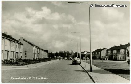 Papendrecht, P.C. Hooftlaan ansichtkaart: Papendrecht, P.C. Hooftlaan