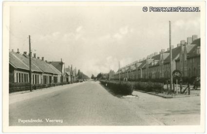 ansichtkaart: Papendrecht, Veerweg