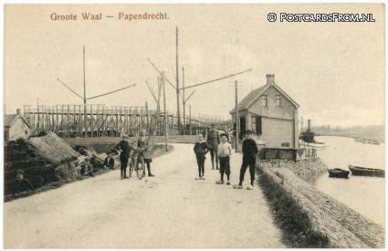 ansichtkaart: Papendrecht, Groote Waal