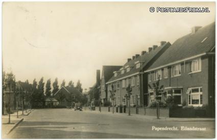 ansichtkaart: Papendrecht, Eilandstraat