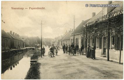 ansichtkaart: Papendrecht, Veerstoep