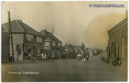 ansichtkaart: Papendrecht, Veerstoep