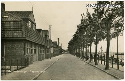 ansichtkaart: Papendrecht, Merwedesingel. IJs