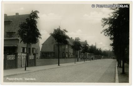 Papendrecht, Veerdam ansichtkaart: Papendrecht, Veerdam
