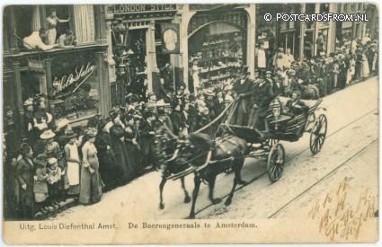 ansichtkaart: Amsterdam, De Boerengeneraals