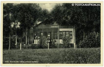ansichtkaart: Norg, Oosterduinen. Villa Geertruida