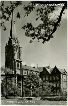 Nootdorp, R.K. Kerk ansichtkaart: Nootdorp, R.K. Kerk