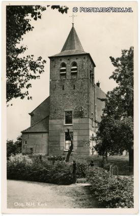 ansichtkaart: Ooij, N.H. Kerk