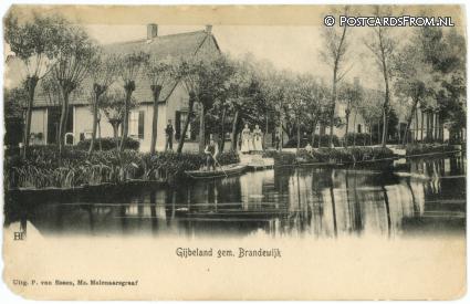 ansichtkaart: Brandwijk, Gybeland - Gem. Brandwijk