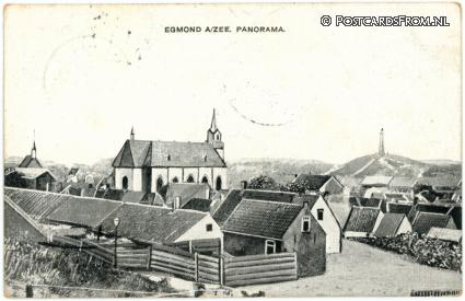 ansichtkaart: Egmond aan Zee, Panorama