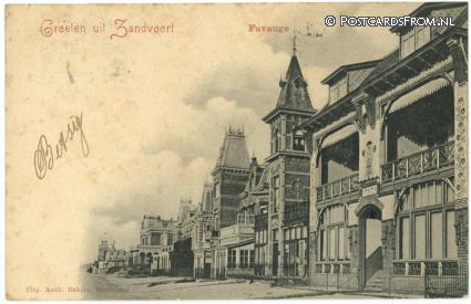 ansichtkaart: Zandvoort, Favauge