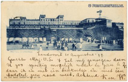 ansichtkaart: Zandvoort, Hotel d'Orange