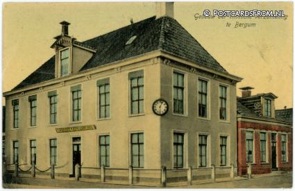 Bergum, Gebouw der Indische verzameling ansichtkaart: Bergum, Gebouw der Indische verzameling