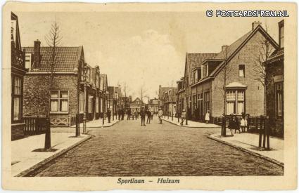 Leeuwarden Huizum, Sportlaan ansichtkaart: Leeuwarden Huizum, Sportlaan