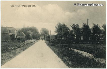 Winsum FR, Groet uit ansichtkaart: Winsum FR, Groet uit