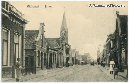 ansichtkaart: Joure, Midstraat