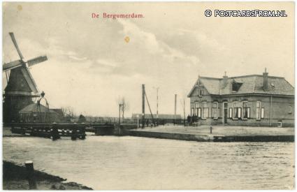 ansichtkaart: Bergum, De Bergumerdam