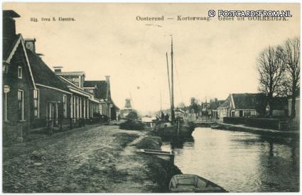 ansichtkaart: Gorredijk, Oosterend - Korterwaag