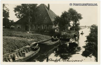 ansichtkaart: Andijk, Thuisvaart