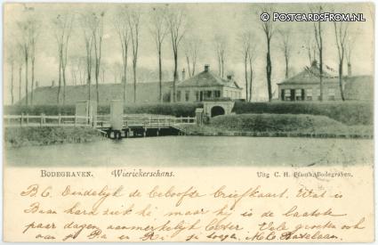 Bodegraven, Wierickerschans ansichtkaart: Bodegraven, Wierickerschans