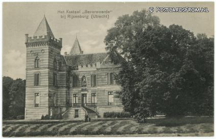 ansichtkaart: Rijsenburg, Het Kasteel 'Beverweerde' bij Rijsenburg