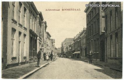 Roosendaal, Achterstraat ansichtkaart: Roosendaal, Achterstraat