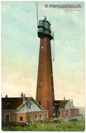 ansichtkaart: Scheveningen, De Vuurtoren